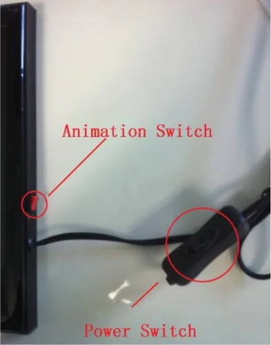 Miniatura 2 de Señal de bienvenida de luz de neón LED con animación de encendido/apagado y encendido/apagado dos interruptores para negocios por "E Onsale" J08
