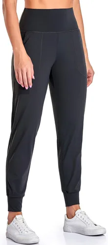 Miniatura 91 de Oalka - Pantalones deportivos para mujer, con cintura alta y bolsillos, para hacer deporte, yoga y entrenar