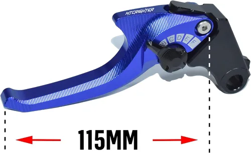 Miniatura 2 de Juego de manetas de embrague de freno corto Shark de 2 dedos compatible con Yamaha Fazer FZ-1 FZ-8 FZ-6 FZ-6R FZS60, aleación de aluminio CNC (negro)