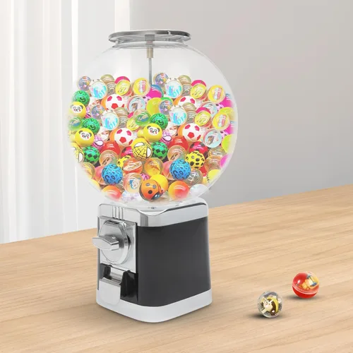 Miniatura 4 de Máquina expendedora, máquina de chicles y caramelos de gran capacidad para monedas de 1 dólar, máquinas expendedoras de juguetes con cápsulas