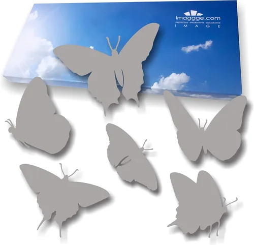 Miniatura 10 de Protección para ventanas - Calcomanías anticolisión para evitar golpes de personas y pájaros en el cristal de la ventana - Juego de 18 calcomanías