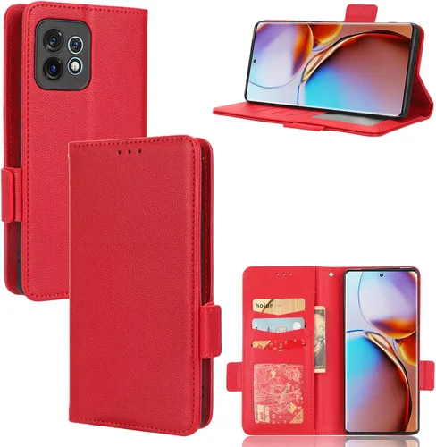 Miniatura 162 de Funda de piel sintética compatible con Motorola Moto E22 4G, funda de piel sintética compatible con Motorola Moto E22i 4G, color negro