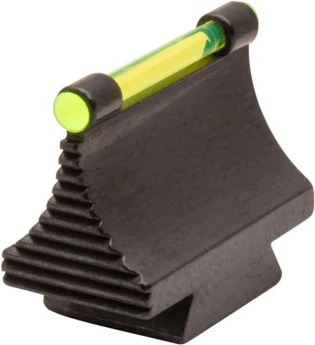 Miniatura 7 de Mira de pistola de acero de 3/8 pulgadas de riel frontal de sustitución de fibra óptica, rampa de mira de altura opcional, roja/verde Rojo