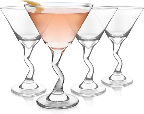 Miniatura 10 de Libbey Copas transparentes para cócteles Cosmopolitan/Martini, 8 onzas, Transparente Sin tallo Cosmopolitan 4