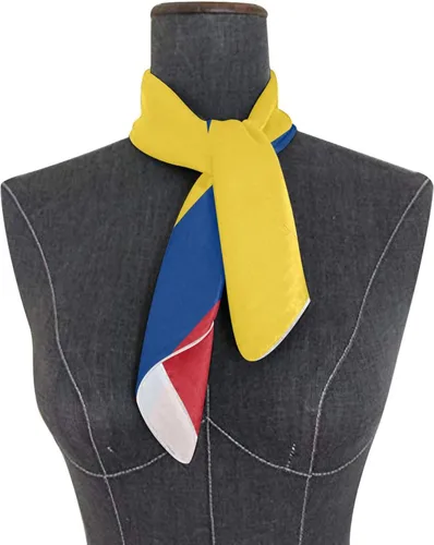Miniatura 3 de Bufanda de seda de moda para mujer, pañuelo cuadrado de satén para el cuello, bufanda para la cabeza