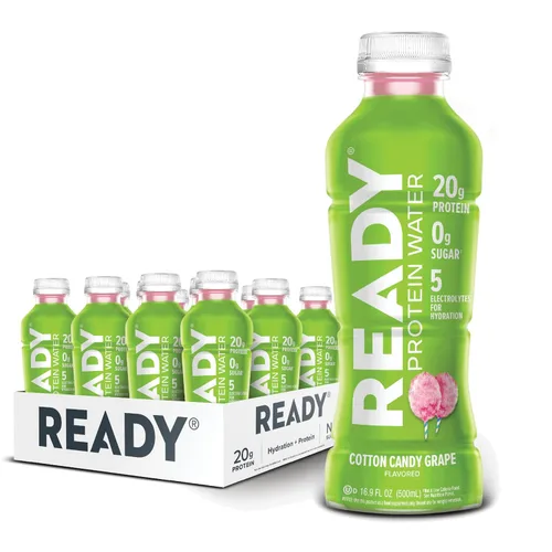 Miniatura 18 de Ready Protein Water - Agua con 0.53 onzas (15 g) de proteínas de suero de leche, sin azúcar, 12 unidades, 16.9 onzas líquidas cada una.