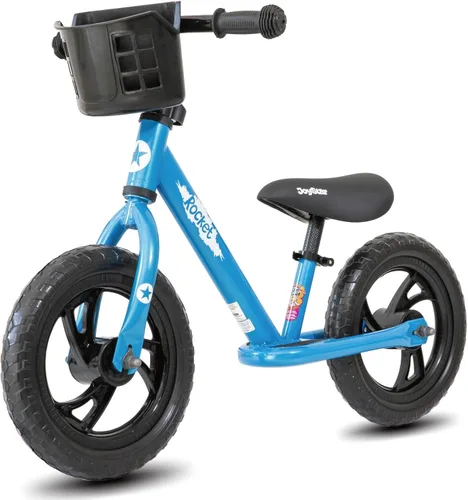 Miniatura 7 de JOYSTAR Bicicleta de equilibrio de 12/14 pulgadas para niños de 18 meses a 5 años, bicicletas de equilibrio ligeras para niños pequeños con Azul