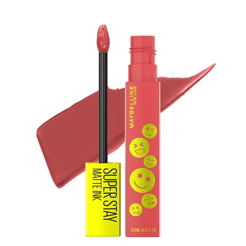 Miniatura 23 de Maybelline Super Stay Matte Ink Barra de Labios Líquida Maquillaje, Color de Alto Impacto de Larga Duración, Hasta 16H de Uso, Amazonian, Marrón 70