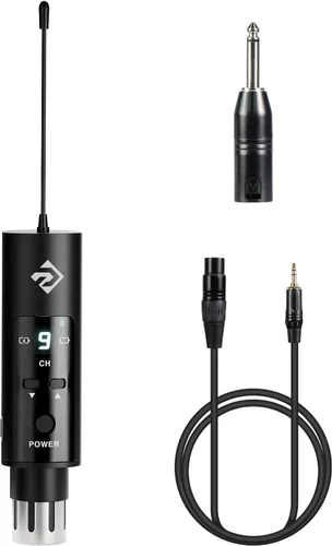 Miniatura 11 de Phenyx Pro Sistema de Monitor Inalámbrico UHF In-Ear, Sistema IEM Profesional con Monitoreo Estéreo, 16 Frecuencias, Rango de 200 pies, Transmisor