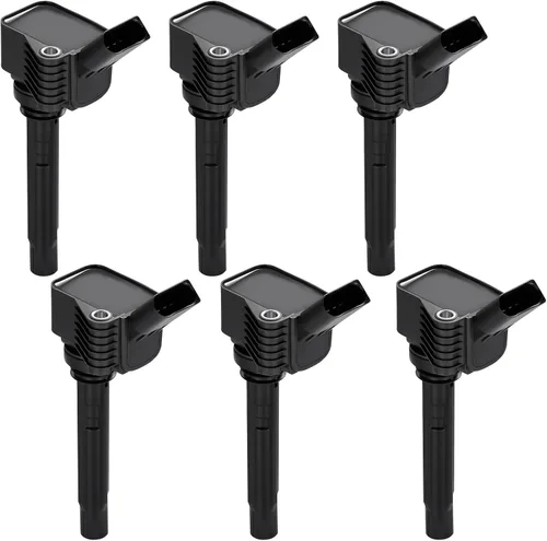 Miniatura 45 de BDFHYK Paquete de bobinas de encendido UF529 y bujías de iridio 4644 compatibles con Audi A3 A4 Allroad Quattro A5 Quattro Q5 TT Quattro Volkswagen
