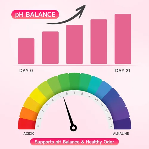 Miniatura 5 de Gomitas de equilibrio femenino para mujer, paquete de 2 gomitas premium de equilibrio femenino que apoyan el equilibrio del pH y la salud vaginal