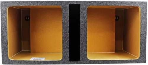 Miniatura 2 de Rockville RDVK15 - Caja de subwoofer doble ventilada de 15 pulgadas para Kicker Solo Baric L7/L5/L3, Hifonics y otros woofers cuadrados