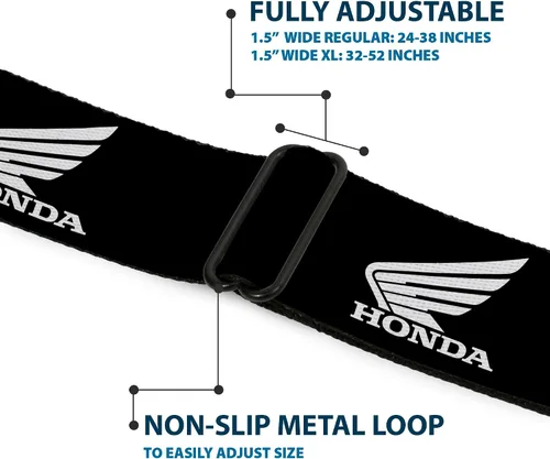 Miniatura 8 de Buckle-Down Cinturón de seguridad - HONDA Motorcycle Logo Negro/Blanco