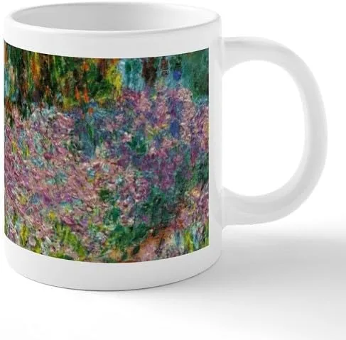 Miniatura 4 de CafePress Irises In Monets Garden At - Taza de café de cerámica de 20 onzas