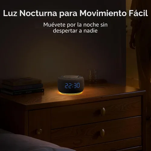 Miniatura 6 de BUFFBEE Reloj despertador con altavoz Bluetooth con radio FM, sonido de alta fidelidad, atenuador de rango completo, radio despertador enchufado