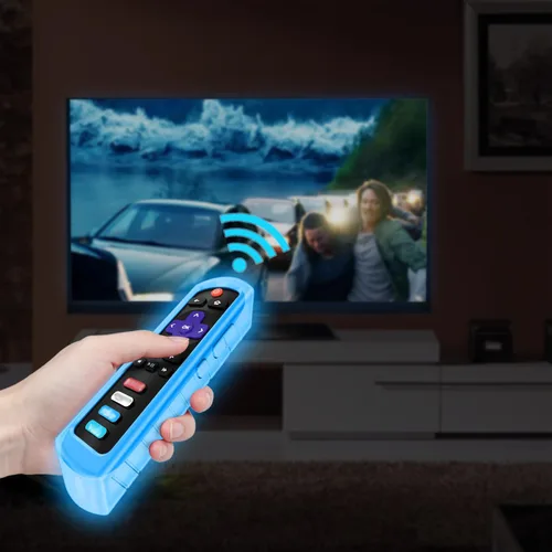 Miniatura 7 de Fintie Funda protectora para Roku Steaming Stick 3600R, TCL Roku TV RC280 RC282 Remote - CaseBot (serie Peine Miel), ligera (antideslizante) a