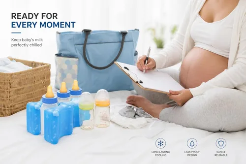 Miniatura 5 de Healthy Packers Ice Packs for Coolers Can Coolers Breastmilk Cooler Ice Pack Long-Lasting Reusable Ice Pack