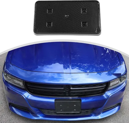 Miniatura 8 de CheroCar Marco de matrícula para neumáticos, soporte para placa de matrícula, compatibilidad con Dodge Charger 2006-2010
