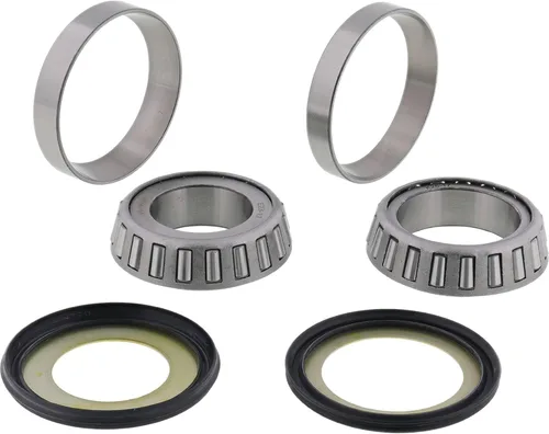 All Balls Racing 22-1007 - Kit de juntas de rodamiento de vástago de dirección compatible con/reemplazo para Suzuki Yamaha