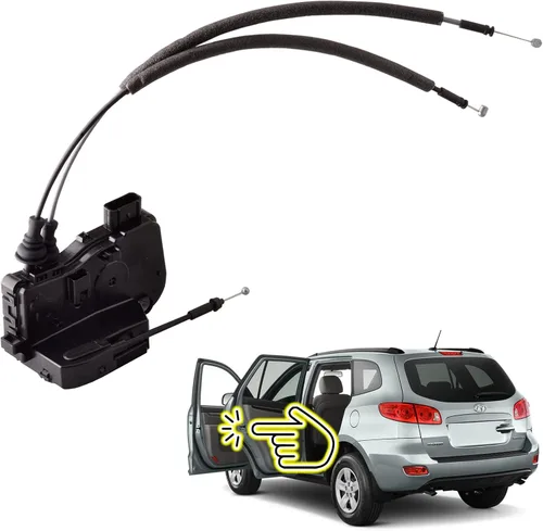 Miniatura 9 de Actuador de pestillo de bloqueo de puerta delantera izquierda del lado del conductor compatible con Hyundai Santa Fe 2010-2012 Reemplazar