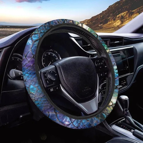 Miniatura 36 de AFPANQZ - Fundas para volante con diseño de nebulosa y galaxia, 14-15 pulgadas, ajuste universal, para la mayoría de los coches, sedanes, SUV