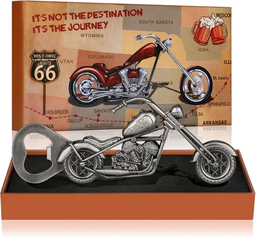 Miniatura 11 de Abrebotellas de cerveza para motocicletas, regalos de cumpleaños y Navidad para hombres, mujeres, marido, novio, regalos de cerveza para hombres