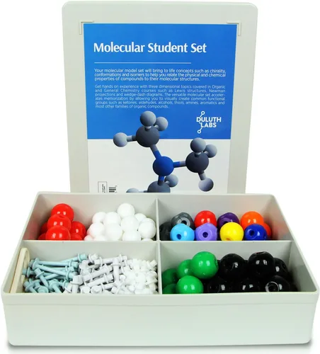 Kit de estudiante modelo molecular de química orgánica (88 átomos y 140 partes de enlace) - MM-004