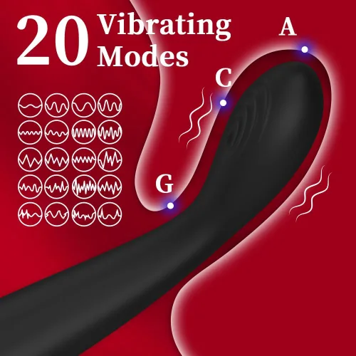 Miniatura 3 de Juguetes sexuales con vibrador de punto G, juguetes para adultos con 20 potentes vibraciones, estimulador de vagina de clítoris y anal, masajeadores