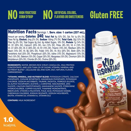 Miniatura 2 de BOOST Kid Essentials - Bebida nutricional equilibrada para niños, 1.0 kcal, 8 onzas líquidas (paquete de 24)