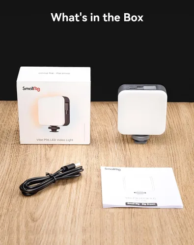 Miniatura 9 de SmallRig P96 Luz de Vídeo LED, Luces de Cámara Portátiles, 96 Perlas LED para Iluminación de Vídeos Fotográficos, Recargable 2200mAh CRI 95+