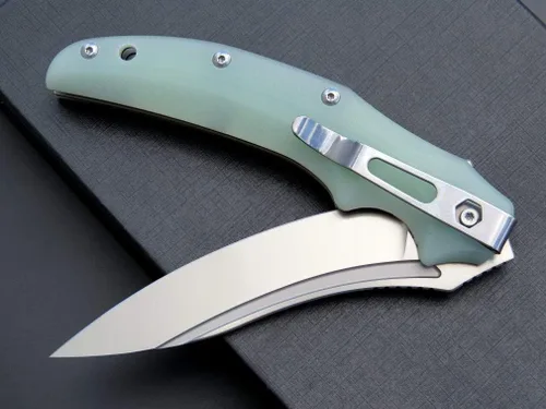 Miniatura 8 de Eafengrow EF951 Cuchillo plegable, hoja D2 y mango G10 con bloqueo de forro de rodamiento de bolas, cuchillo de bolsillo EDC para supervivencia
