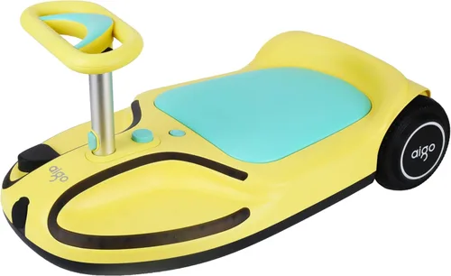 Miniatura 10 de Coche eléctrico oscilante aigo - Coche eléctrico de 21.6V para niños con pedal y asa de tracción, coche oscilante de 3 velocidades, coche de Azul
