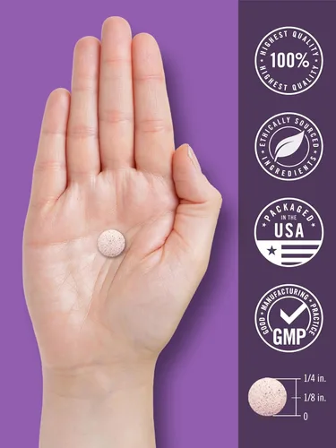 Miniatura 11 de Carlyle Complejo de melatonina de 40 mg 150 tabletas de disolución rápida Soporte extra fuerte con ashwagandha y manzanilla Vegetariano, sin