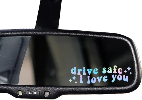 Miniatura 36 de 2 calcomanías de vinilo con el texto “Hello Gorgeous” para espejo retrovisor, amor propio, cuidado personal, para la ventana del auto y laptop