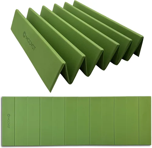 Miniatura 14 de Esterilla de yoga plegable, Esterilla de yoga plegable TPE, Esterilla de ejercicio plegable para yoga, pilates, entrenamientos en el suelo, diseño