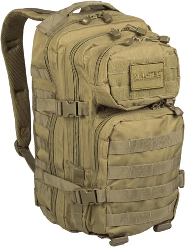 Mil-Tec Mochila de asalto unisex, resistente, duradera, ligera, ergonómica, versátil, táctica, para acampar al aire libre, senderismo, con correas