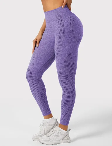 Miniatura 22 de HIGORUN - Leggings sin costuras para mujer, moldeadores, con diseño gráfico de sonrisas, de cintura alta, para el gimnasio, yoga o hacer ejercicio