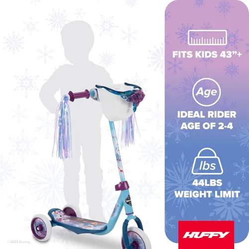 Miniatura 9 de Huffy Toddler 3-Wheel Scooter for Kids, Multiple Colors & Licensed Character Graphics, Ages 3+, Durable Steel Frame, Wide Non-Slip Deck, Stable