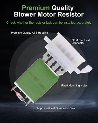 Miniatura 3 de SCITOO Regulador de Resistencia del Ventilador del Sistema de Climatización para 2006-2008 para Audi A3, 2009-2012 para Volkswagen CC, 2007-2016