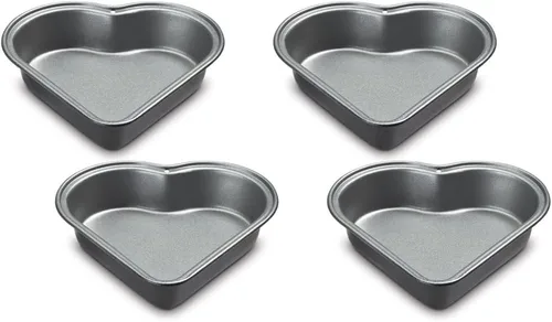 Miniatura 6 de Cuisinart Juego de 4 sartenes estriadas para tartaletas, mini, gris acero Aleación de acero