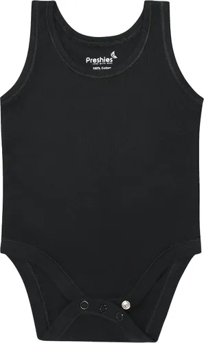 Miniatura 4 de Bebé 3-pack Negro Sin Mangas Onesies Body - Chaleco