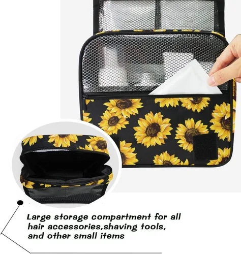 Miniatura 5 de senya Kit de neceser de viaje colgante, estuche de maquillaje, organizador de cosméticos para hombres y mujeres