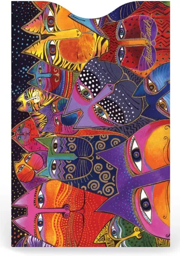 Miniatura 3 de Juego de 6 fundas para tarjetas de crédito con bloqueo RFID, Laurel Burch Set 1, Juego de 6 fundas de protección RFID para tarjetas de crédito