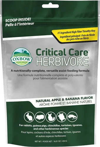 Miniatura 8 de Oxbow Critical Care Herbivore, Comida de Emergencia para Cobayas, Comida para Conejos para Recuperación, Hecha con Heno de Timothy, Sabor a Anís