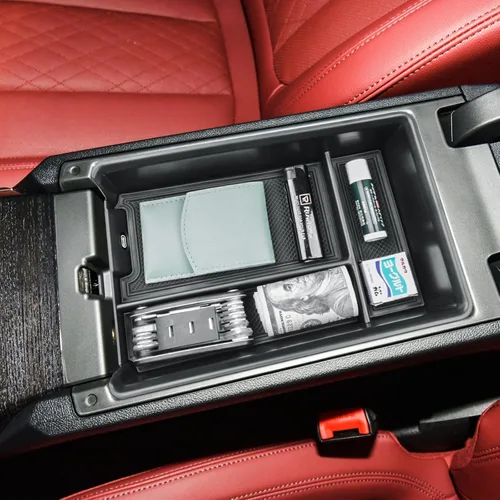 Miniatura 7 de RUNROAD Organizador de consola central compatible con BMW Serie 3 G20/G21 2019-2026 y Serie 4 G22/G23/i4 2021-2026 Accesorios, bandeja de consola