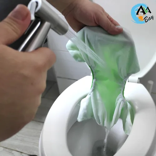 Miniatura 2 de Pulverizador de bidé de alta calidad – Pulverizador de chorro de mano para inodoro Presión de agua ajustable Pulverizador de acero inoxidable a