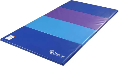 Miniatura 12 de Tumbl Trak Colchoneta plegable para gimnasia Azul Real