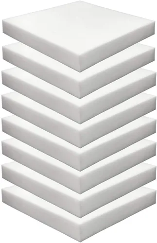 Miniatura 9 de Foamma 1 paquete de espuma de tapicería de alta densidad de 2 x 18 x 18 pulgadas, cojín cuadrado de espuma para sillas de comedor, reemplazo