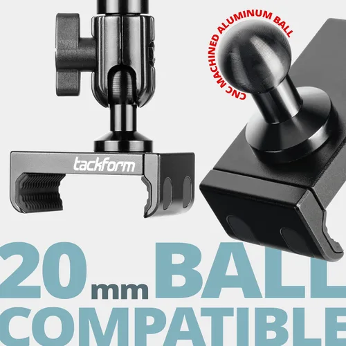 Miniatura 6 de Tackform Enduro 20MAXX Vibe - Soporte para teléfono, amortiguación de vibraciones, tensión de resorte optimizada para motocicletas y SXS terreno