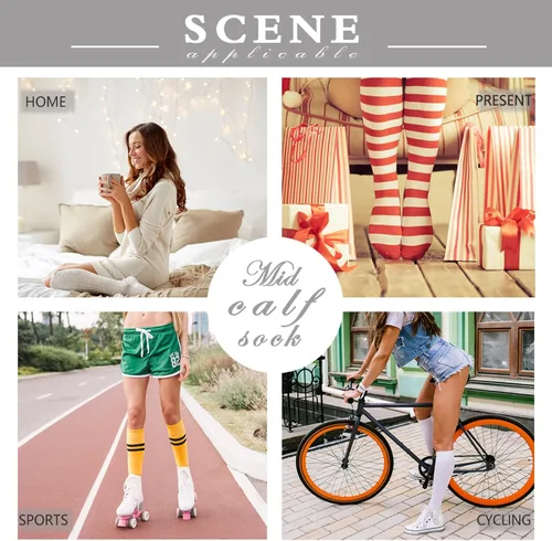 Miniatura 7 de devor Dress Socks Knee Socks Girl Mid Crew Sock Fashion lesbian gay gay Prides bi Prides Socks